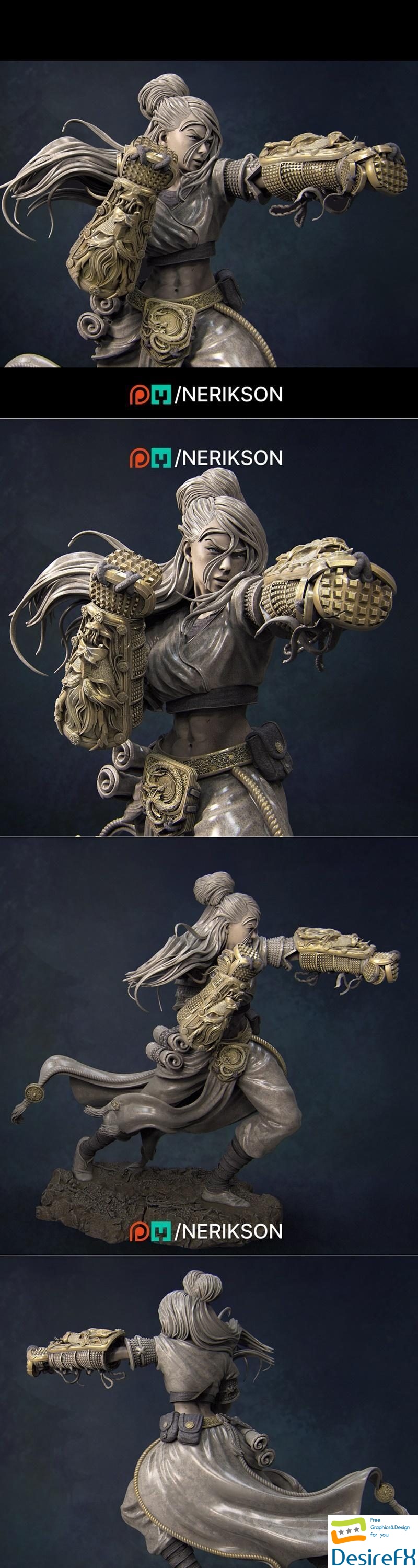 Nerikson - Kazue, the Dragon Girl 3D Print