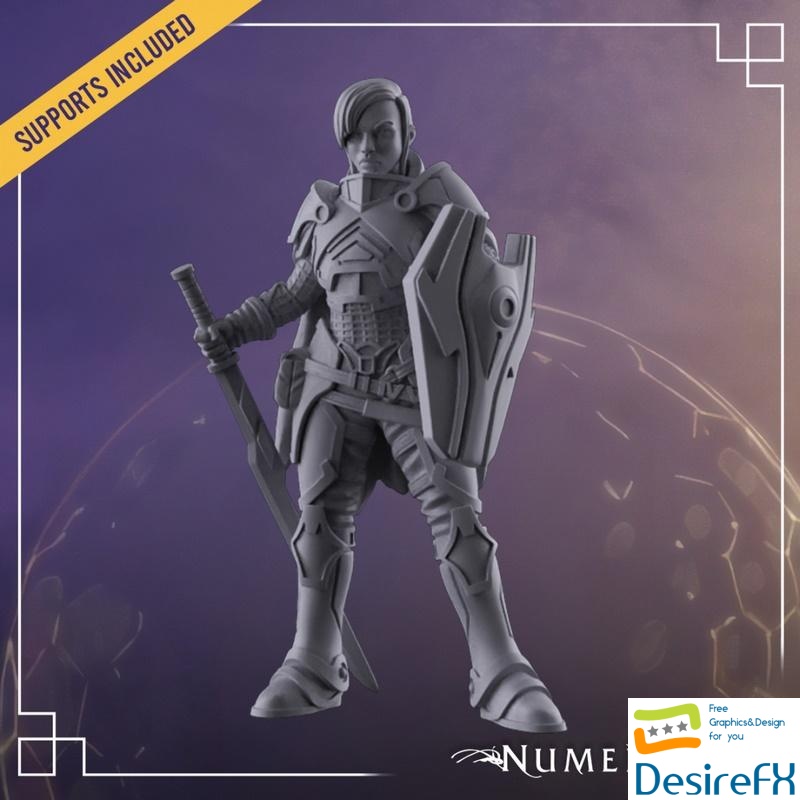 Numenera - Deadly Warrior - 3D Print