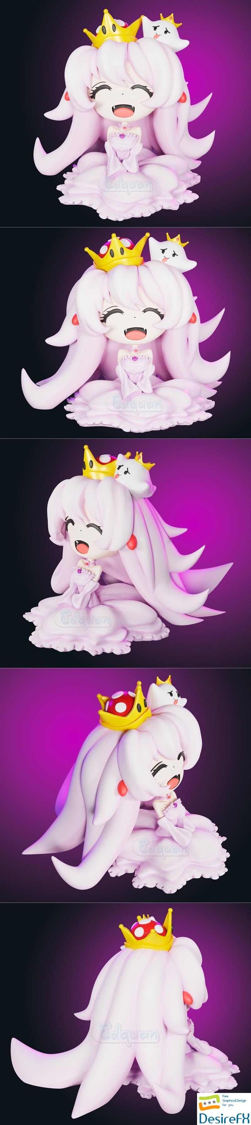 Princess King Boo 3D Print