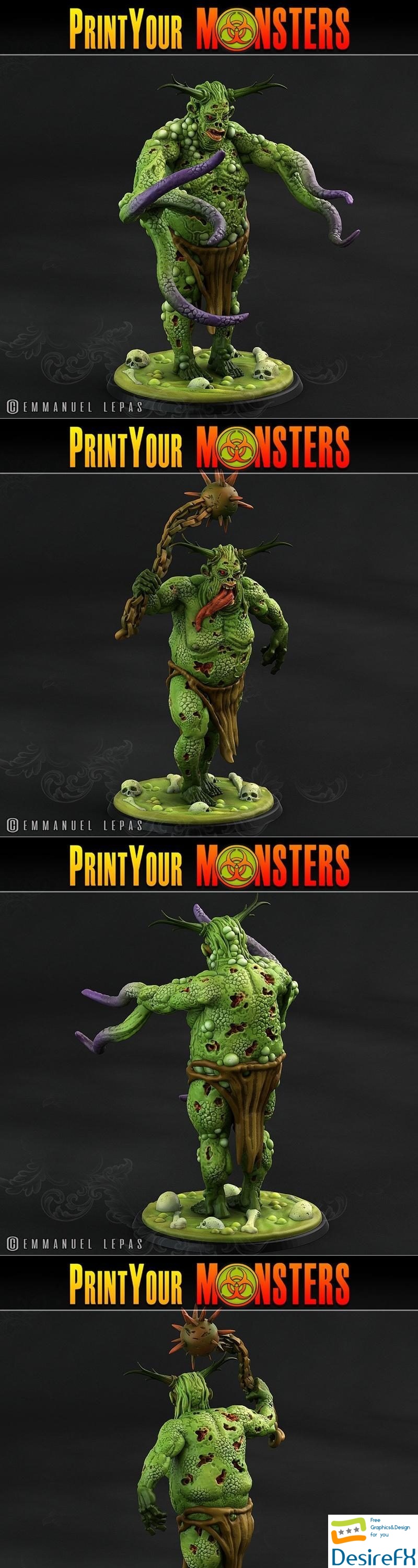 Print Your Monsters - Guardian Plagues 3D Print