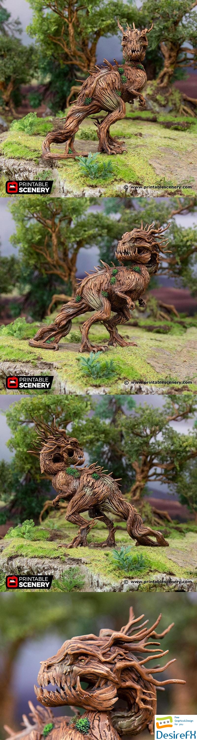 Printable Scenery - Tree Rex - 3D Print