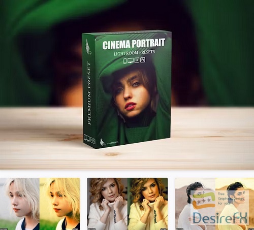 Professional Portrait Lightroom Presets Pack for Stunning Portraits & Photography Editing - 50313617