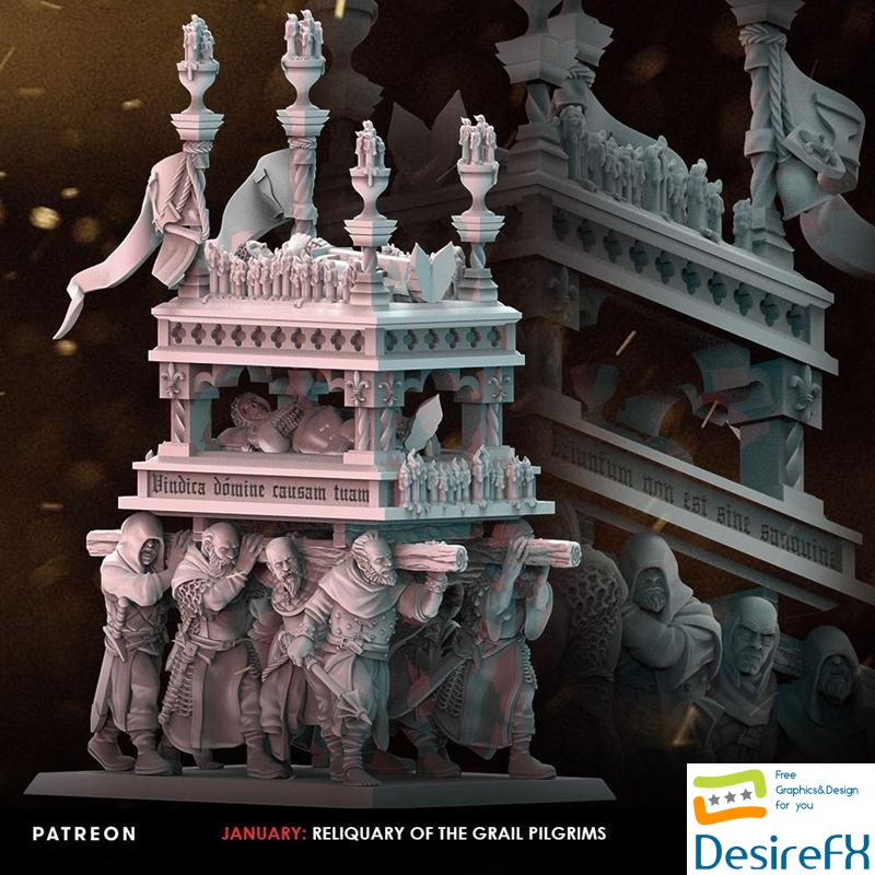 Reliquary of the Grail Pilgrims 3D Print