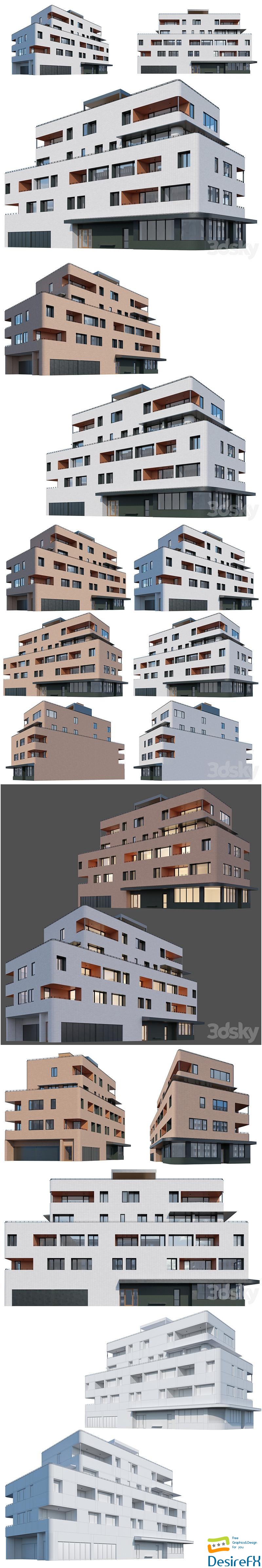 Residential Apartments 01 3D Model