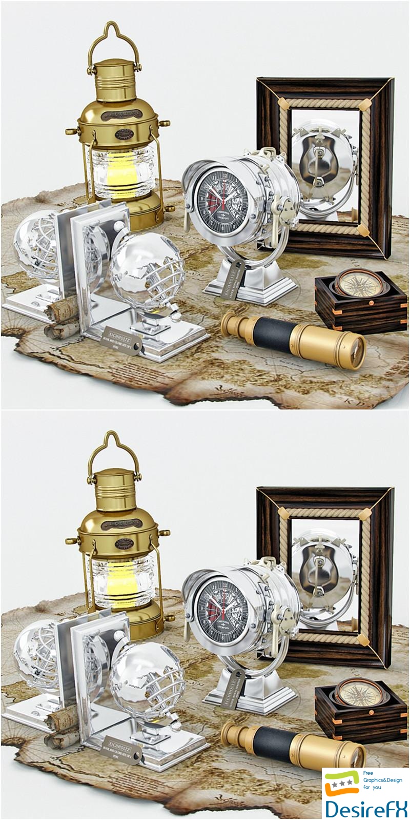 Royal Master Clock 3D Model