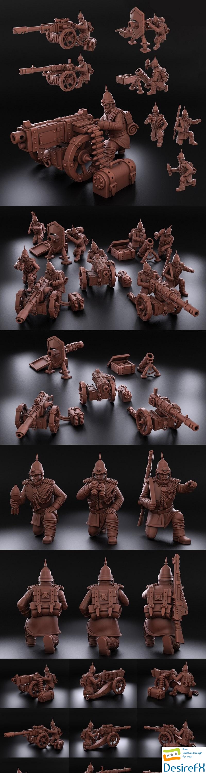 Royal Regiment - Heavy Support Squad of the Imperial Force - 3D Print
