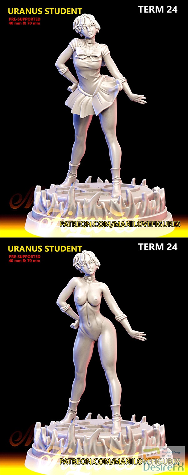 Sailor Uranus – 3D Print Model