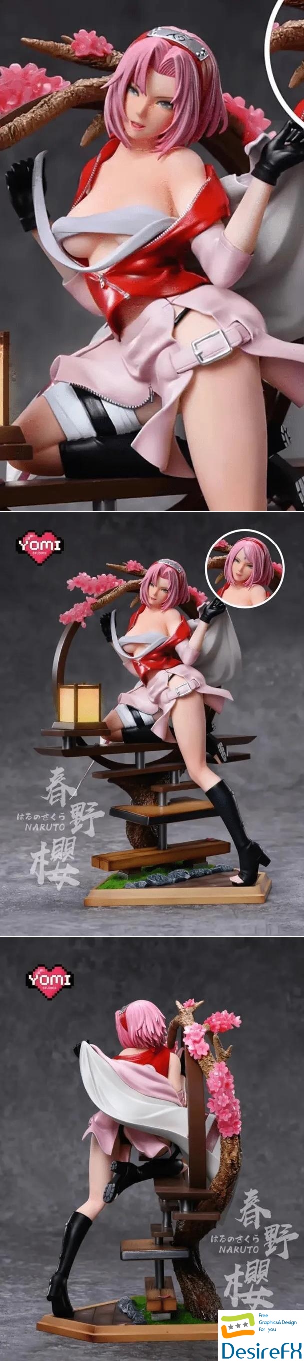 Sakura Sexy Diorama 3D Print