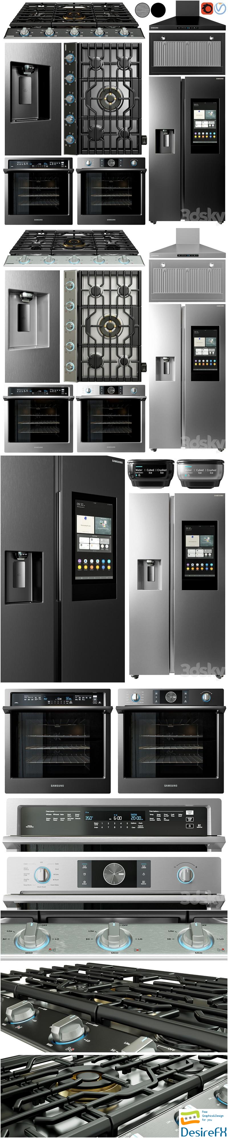 Samsung appliance collection 3D Model