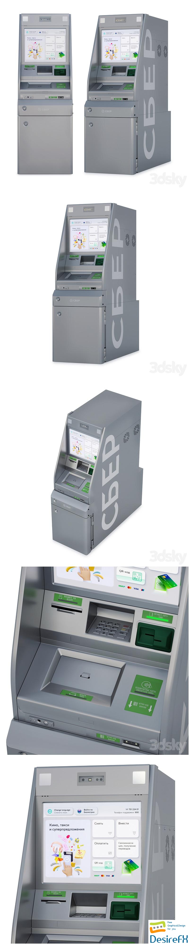 Sber ATM 3D Model