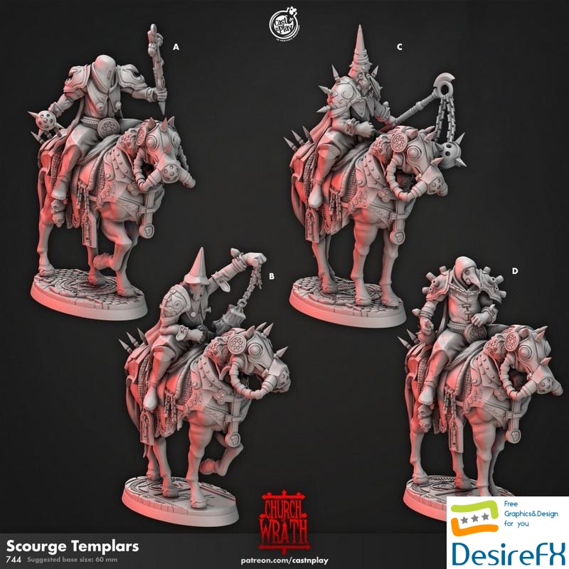 Scourge Templars - 3D Print