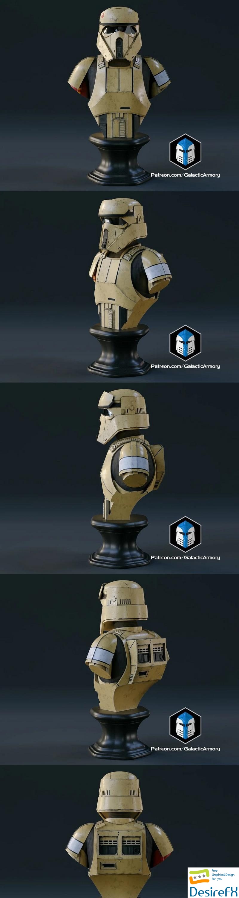 Shoretrooper Bust - 3D Print