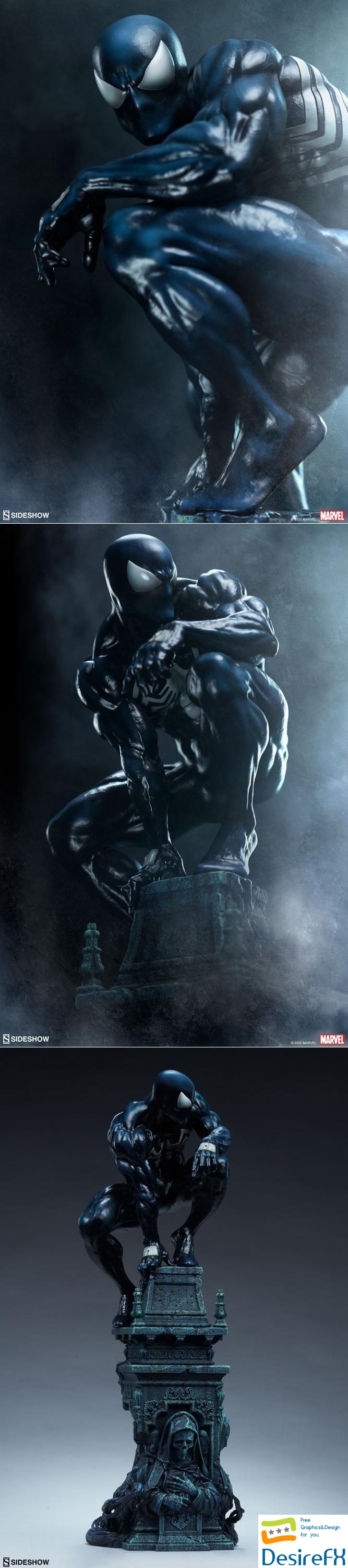 Sideshow - Symbiote Spider-Man (Black Suit Variant) 3D Print