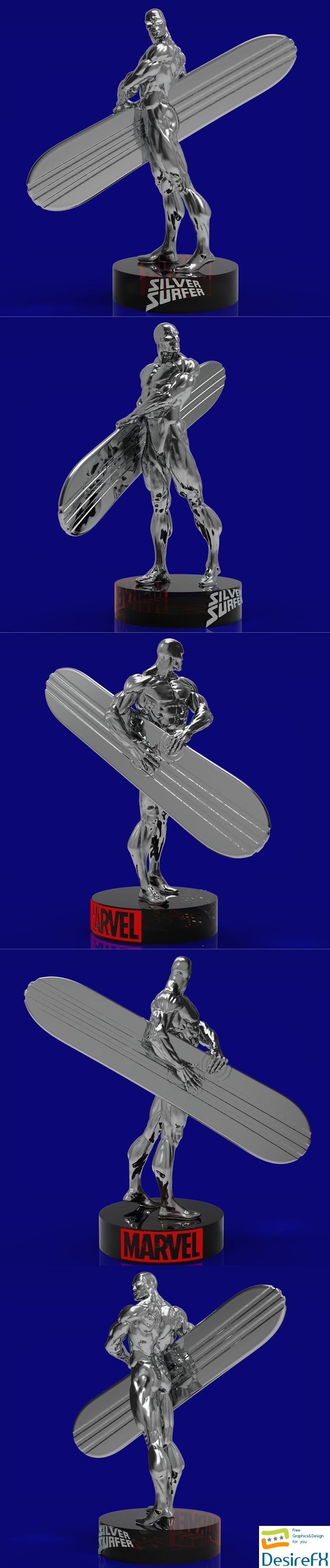Silver Surfer 3D Print