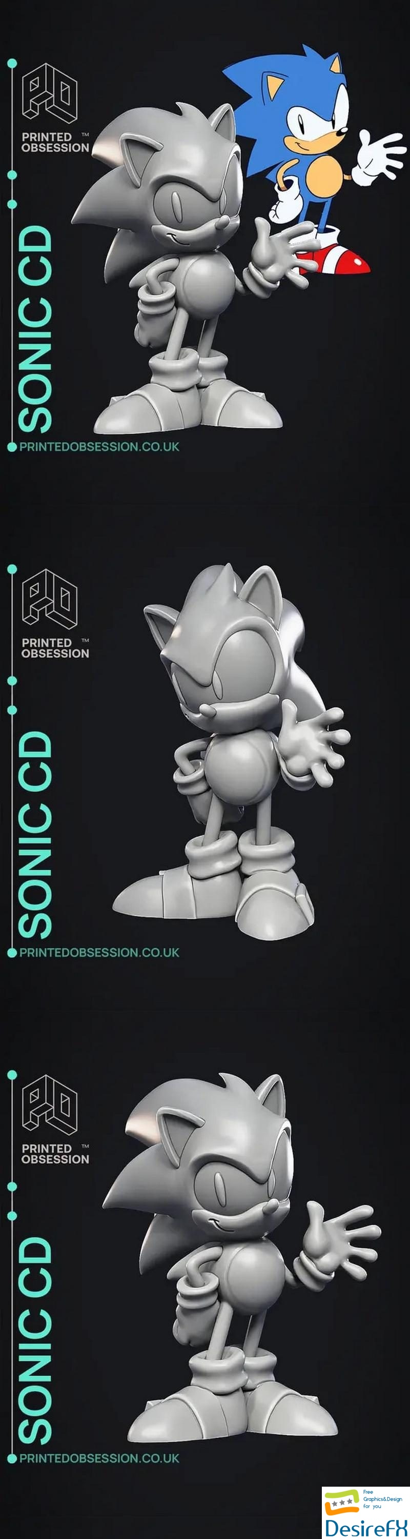 Sonic CD - 3D Print