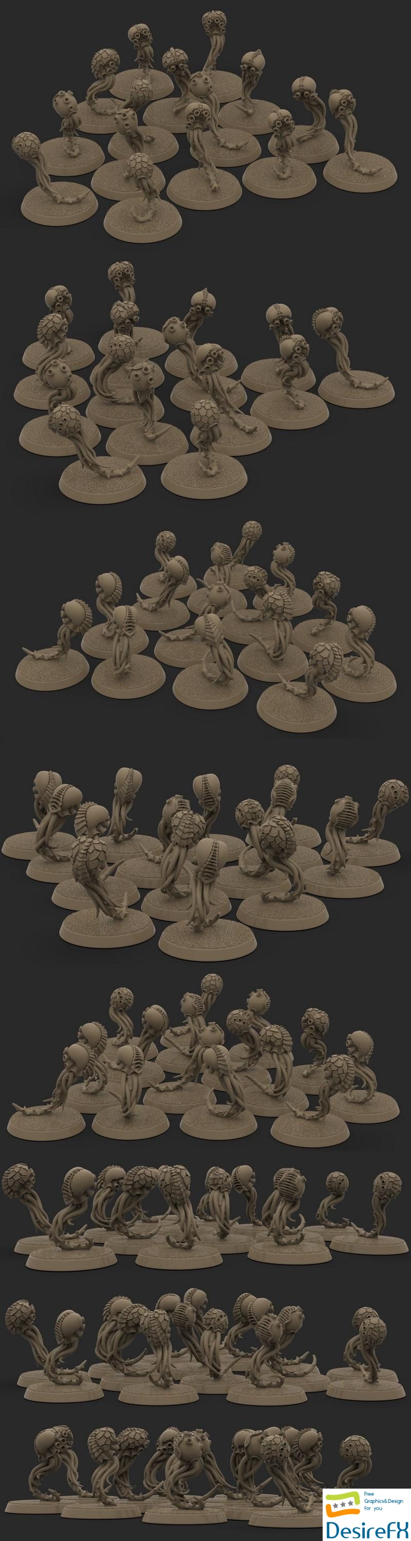 Spore Squad - 3D Print