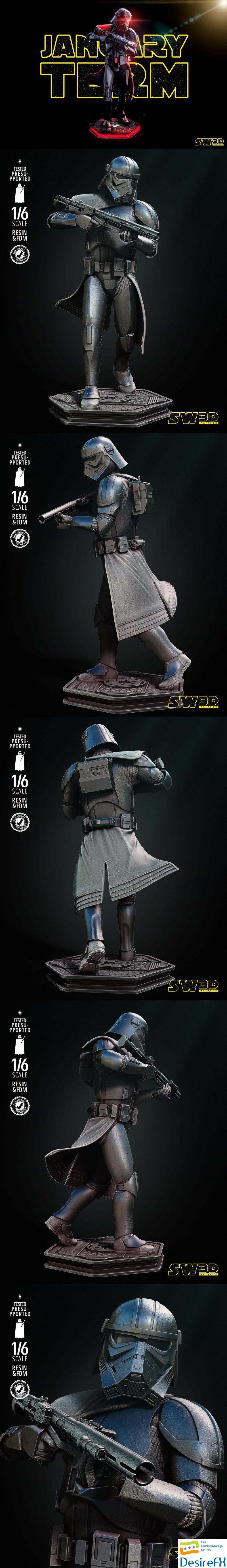 Star Wars - Purge Trooper Sculpture - 3D Print