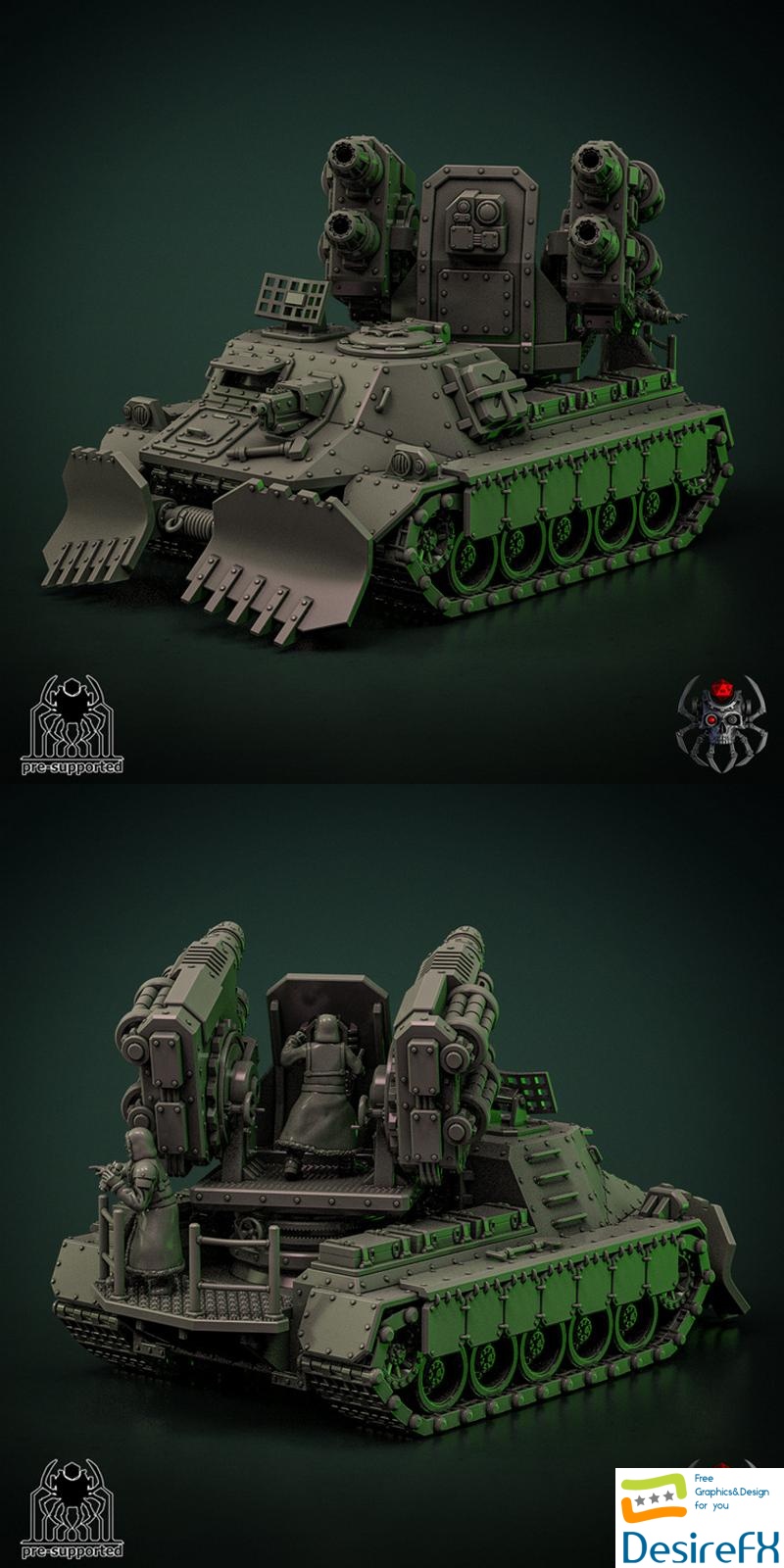Starfall Infantry Support Vehicle - 3D Print
