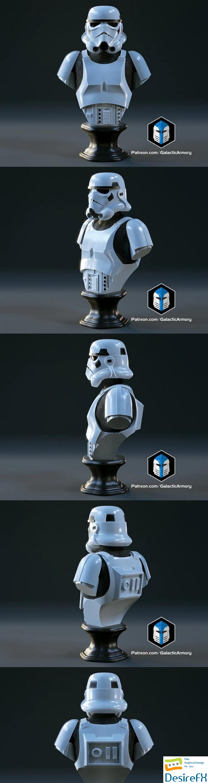 Stormtrooper Bust - 3D Print