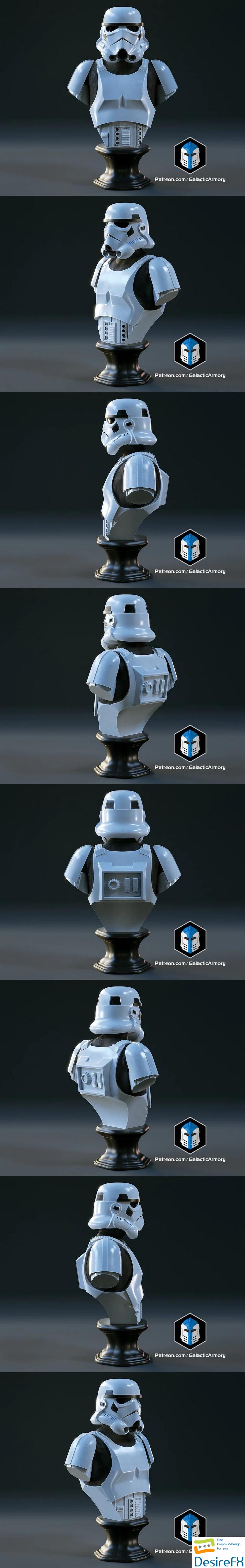 Stormtrooper Bust - 3D Print