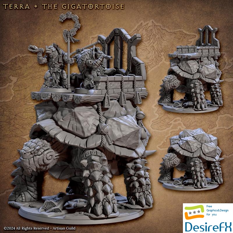 Terra the Gigatortoise - 3D Print