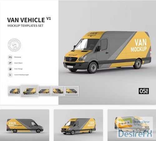 Van Vehicle vol.01 - Mockup - 91953493