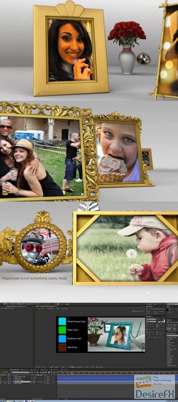 VideoHive 3D Frames Photo Gallery 7085311