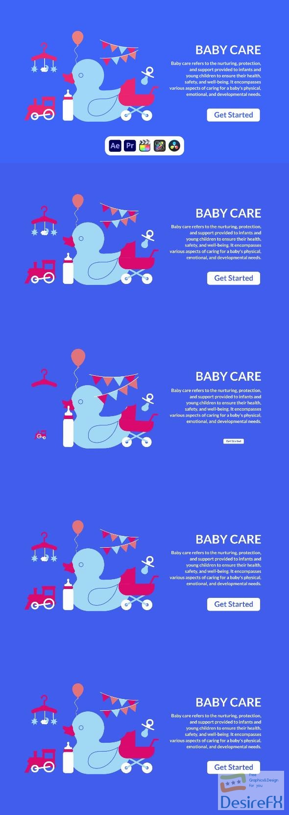 VideoHive Baby Care Design Concept 50690311