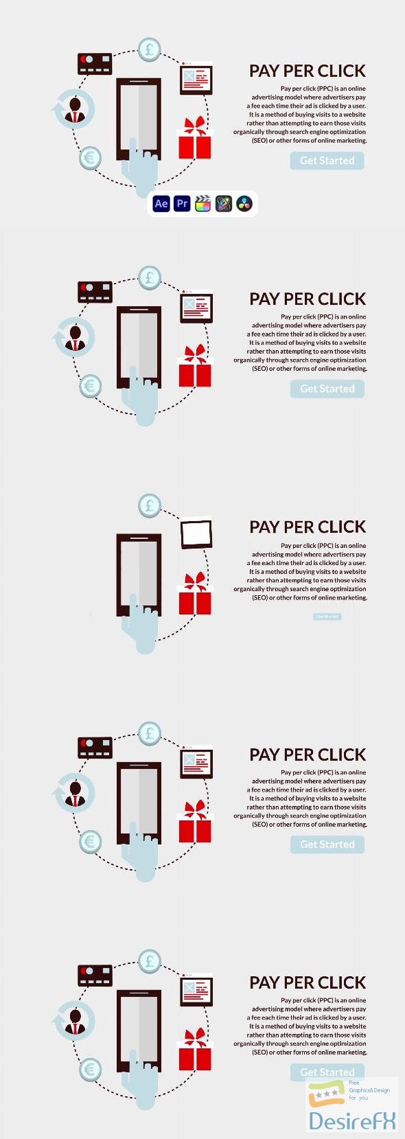 VideoHive Pay Per Click Design Concept 50691398