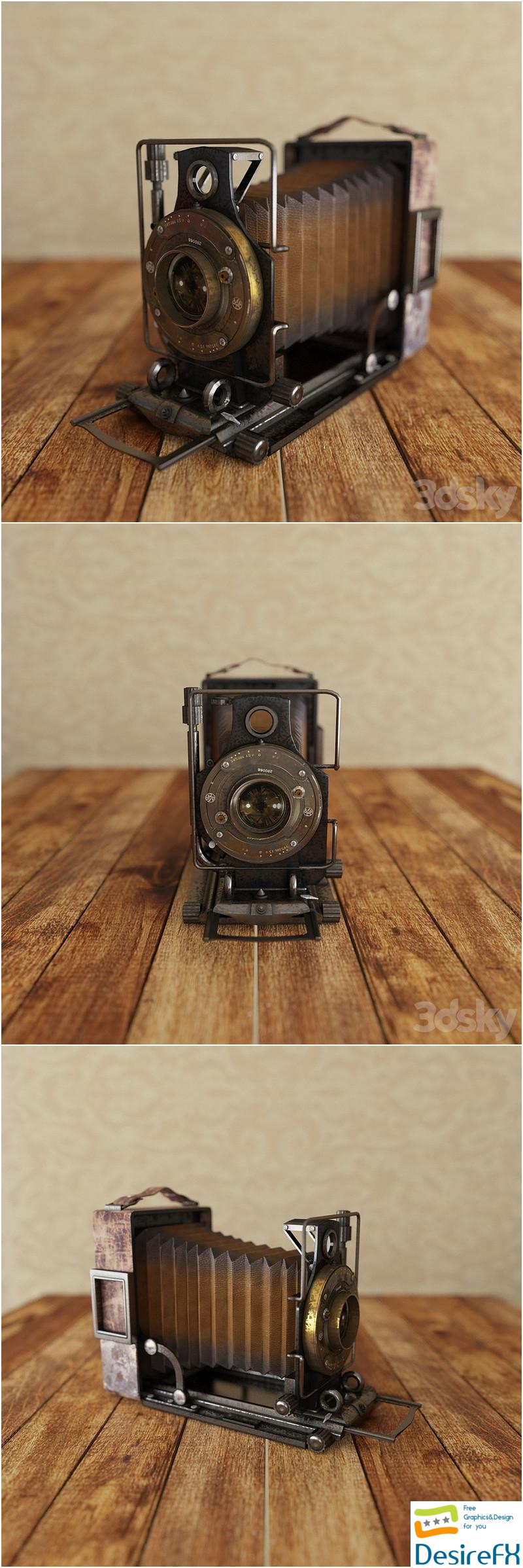Vintage camera 3D Model