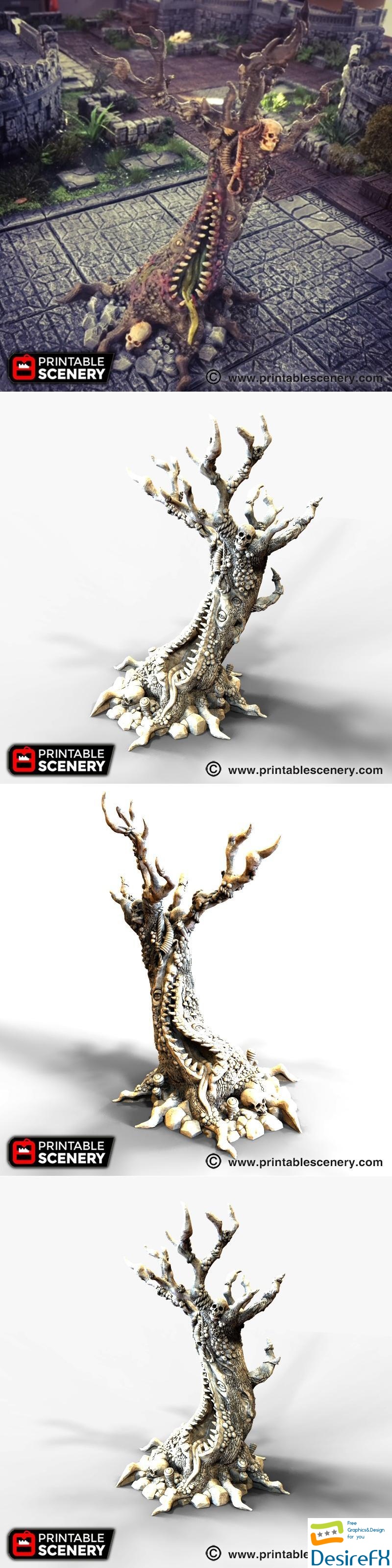 Vomiting Tree 3D Print