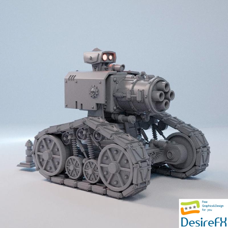 Warhammer Thunderfire Cannon - 3D Print