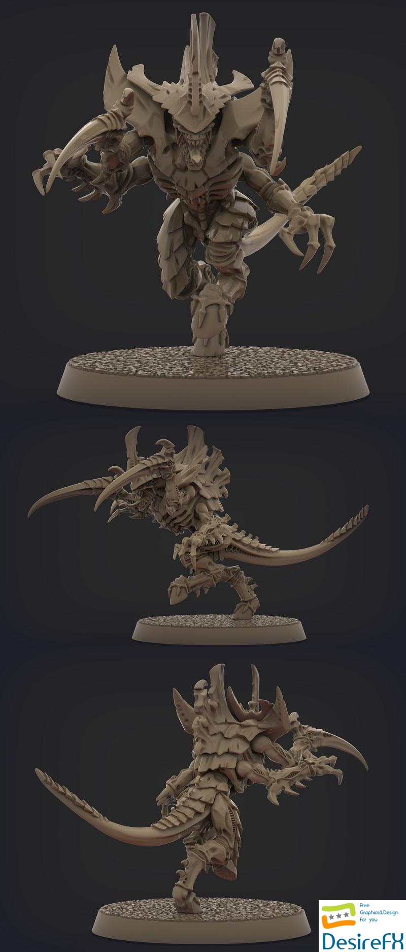 Warrior Space Bug Carnifex - 3D Print
