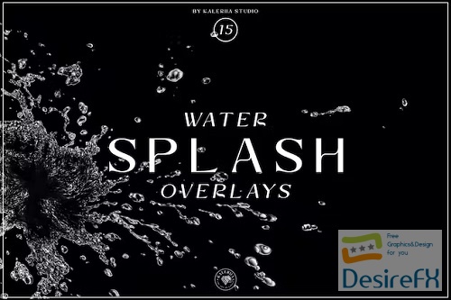 Water Splash Overlays - PDBMV5U
