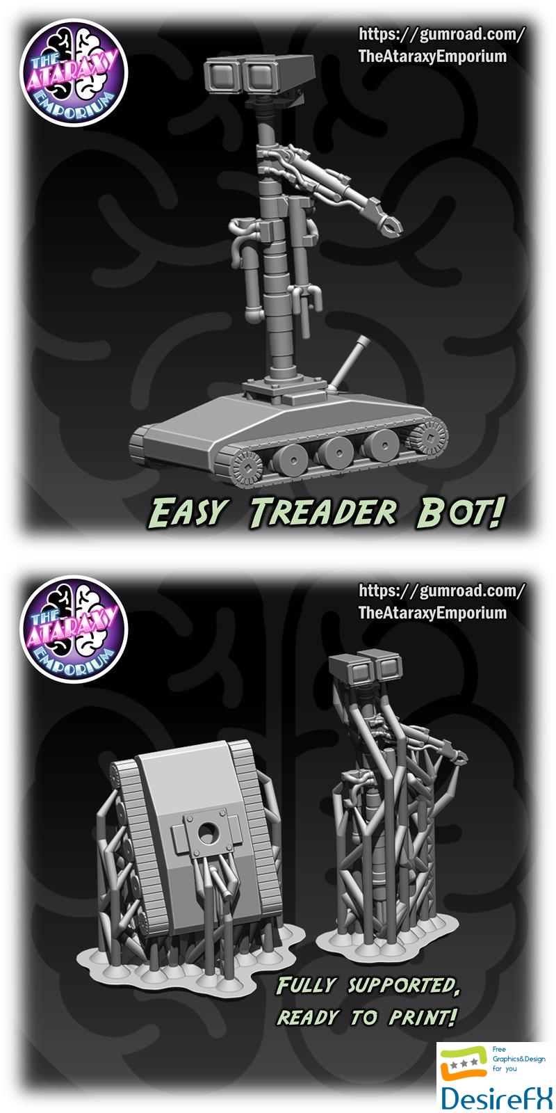 WED Treadwell Repair Droid - AE010 3D Print