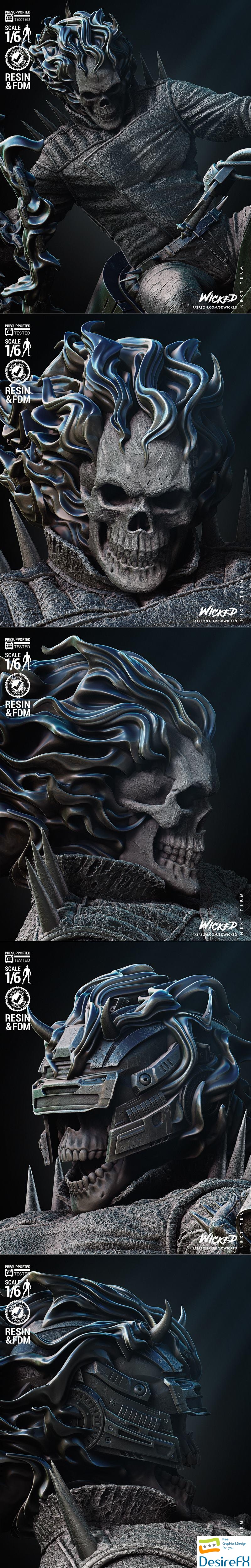 Wicked - Ghost Rider Danny Ketch 3D Print