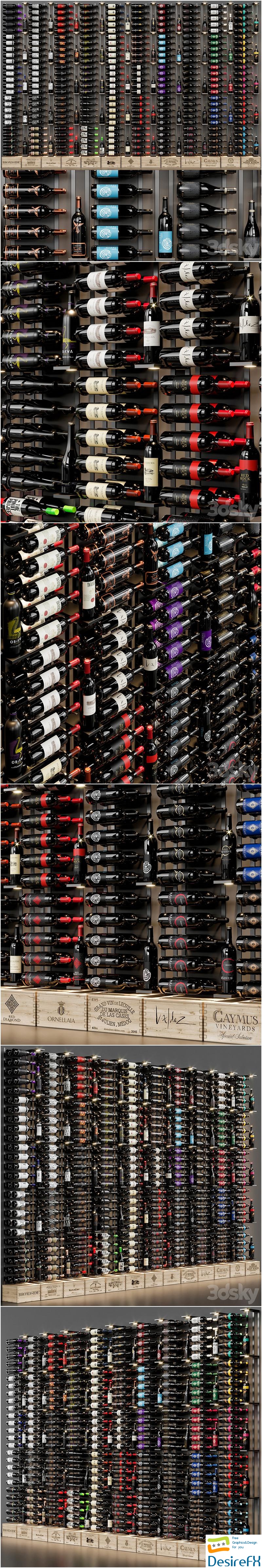 Wine cellar 09 3D Model