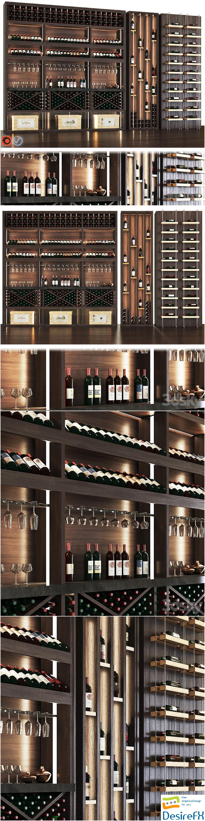 Wine cellar 3D Model