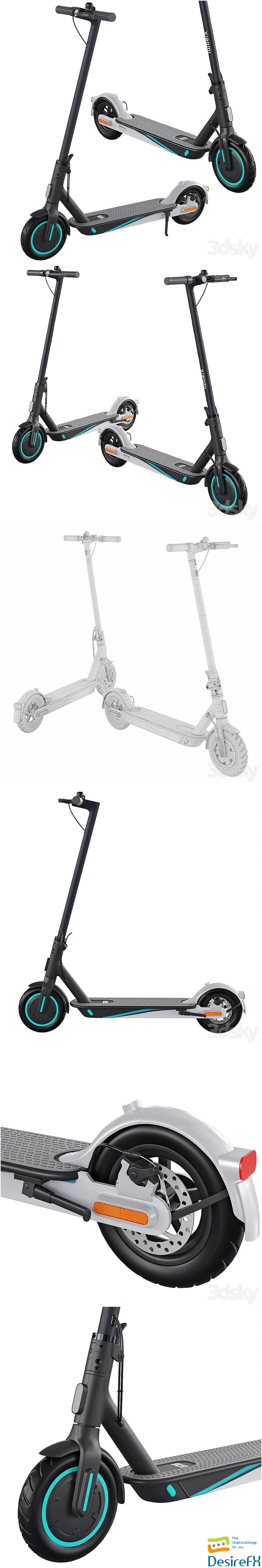 Xiaomi Electric Scooter Pro 2 3D Model