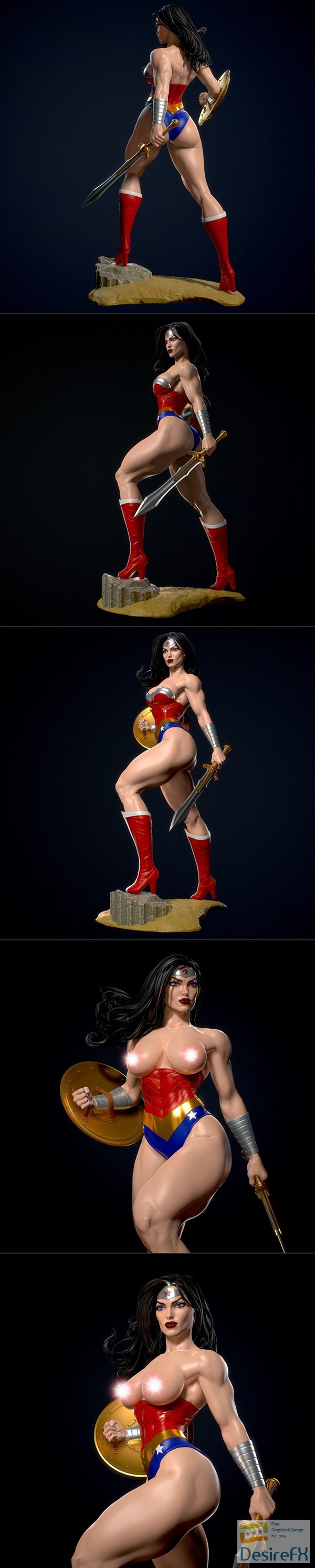 Yan H – Wonder Woman Classic – 3D Print