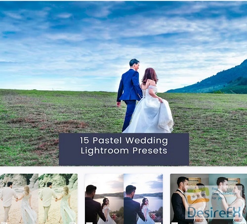 15 Pastel Wedding Lightroom Presets - NYH3U5T