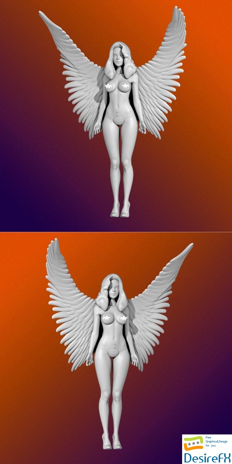 Angel Demon 3D Print
