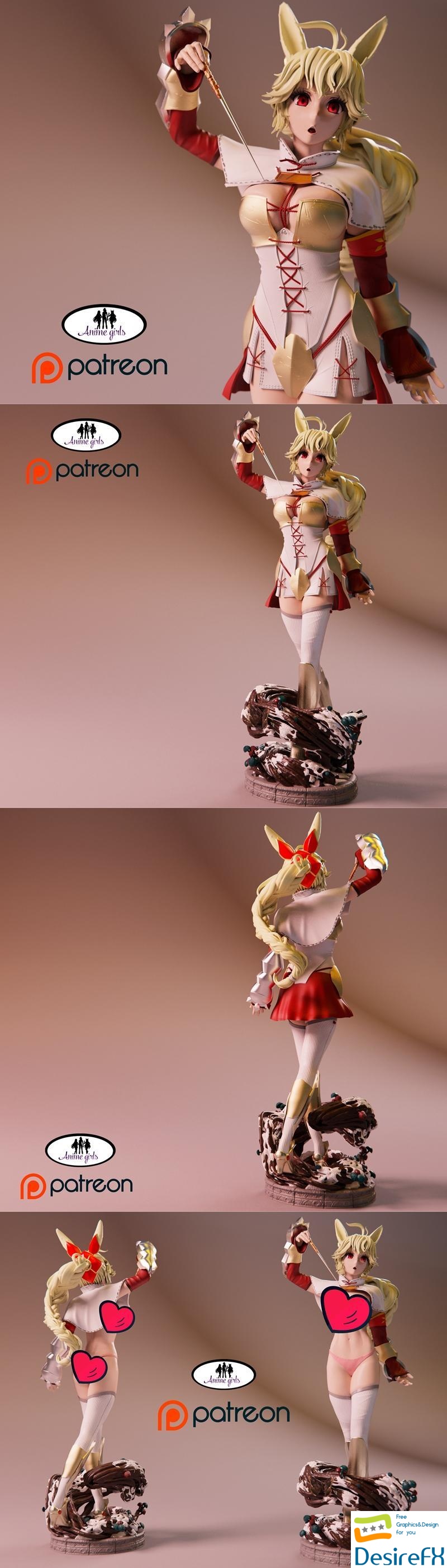 Anime Girls - Nashetania 3D Print