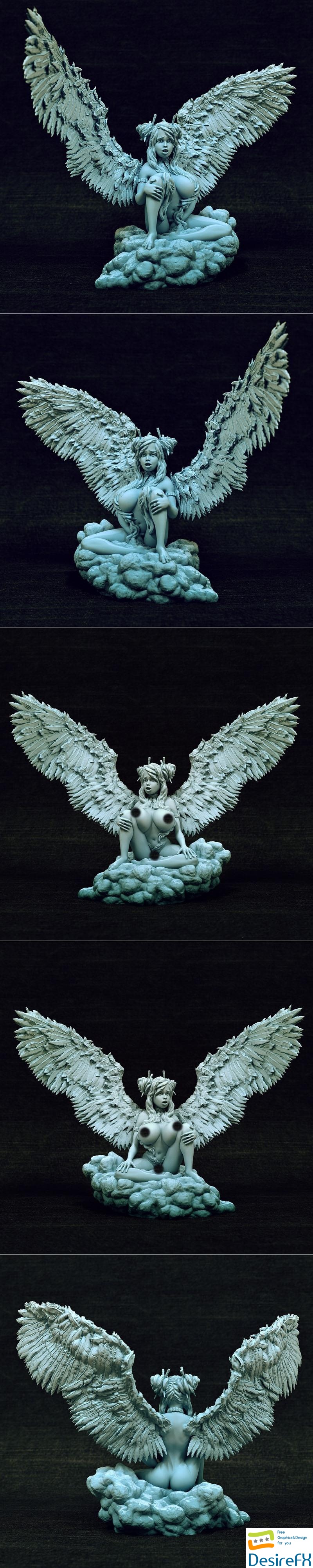 Athalia Angel – 3D Print Model OBJ