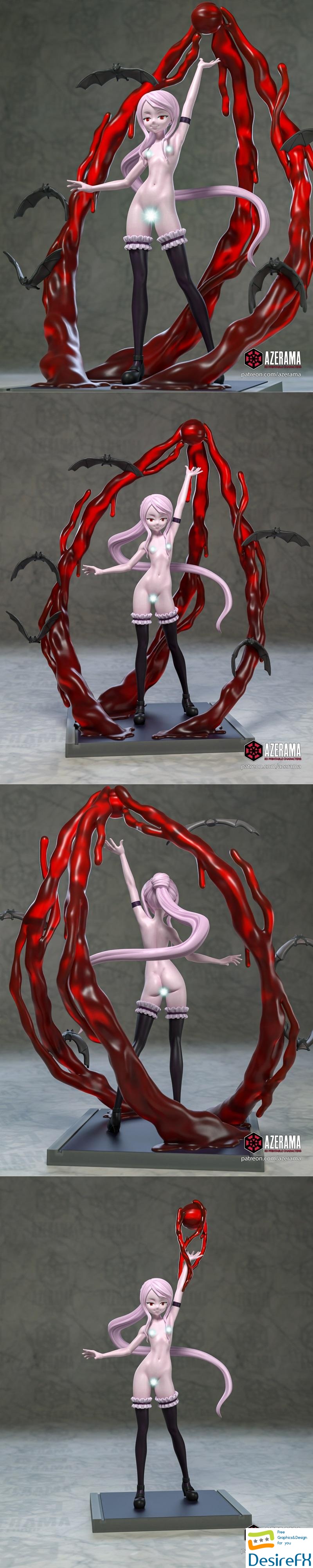 Azerama - Shalltear 3D Print