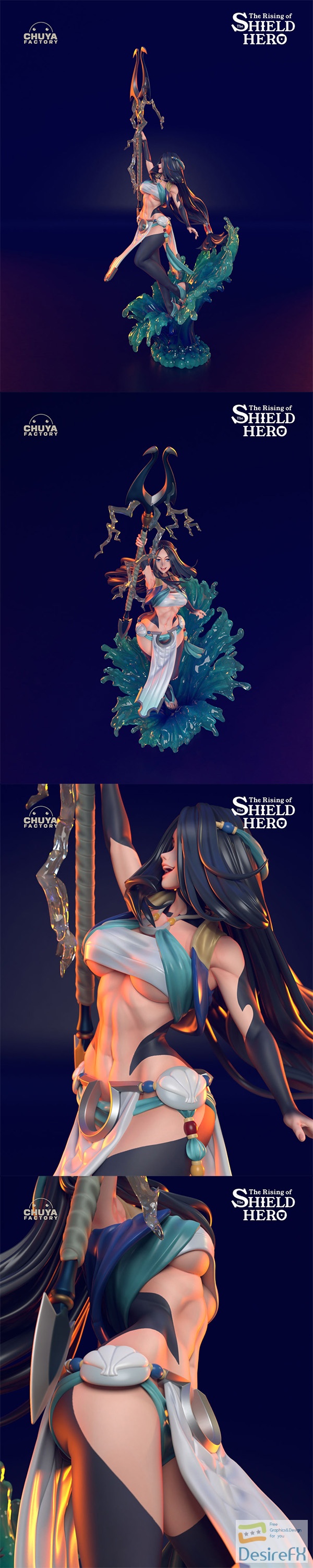 Chuya Factory – Sadeena – Rising of the Shield Hero – 3D Print