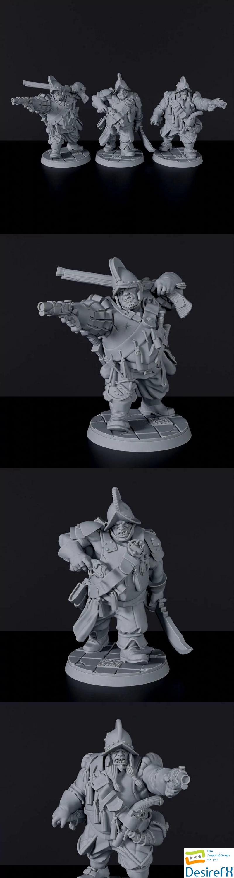 Conquistador Ogre Unit - 3D Print