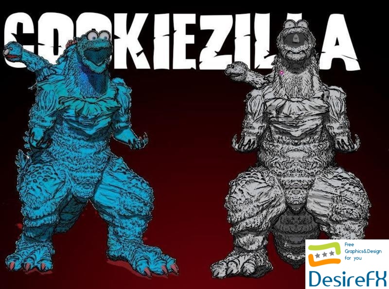 Cookiezilla 3D Print