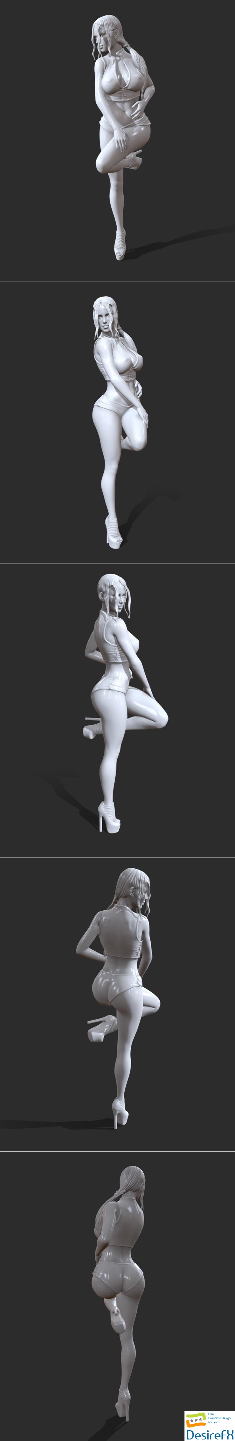 Dancer woman 2 3D Print