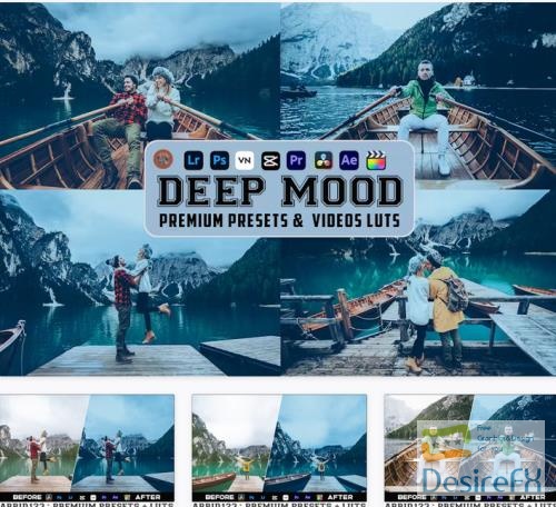 Deep Moody Luts Video & Presets Mobile Desktop - UQFXPHW